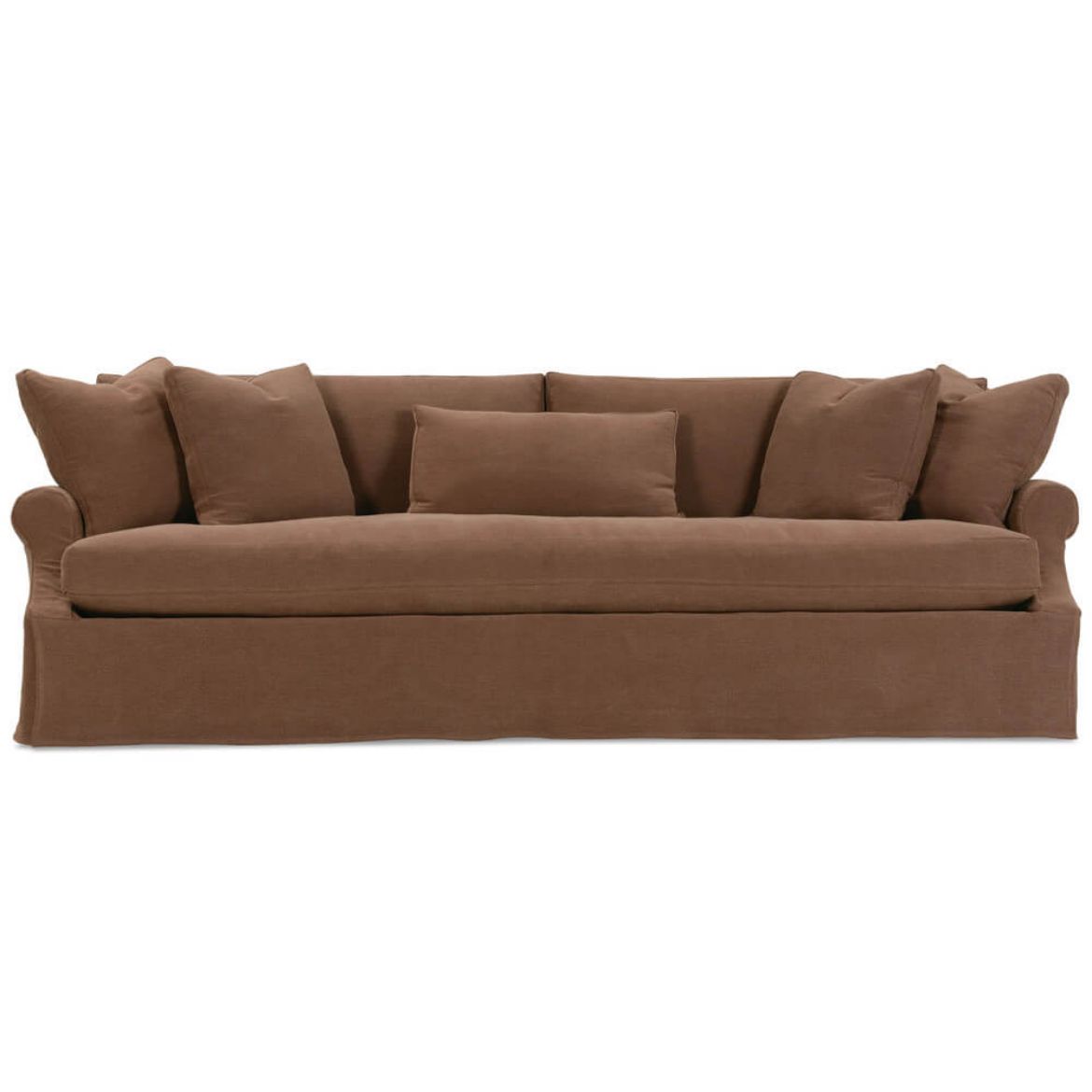 Picture of 98" Baked Clay Bristol Slipcovered Sofa