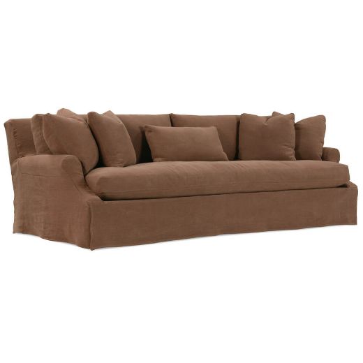 Picture of 98" Baked Clay Bristol Slipcovered Sofa