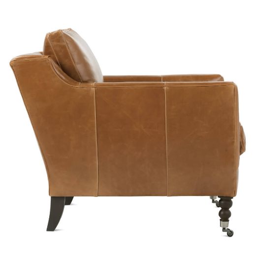 Picture of Caramel Madeline Leather Chair