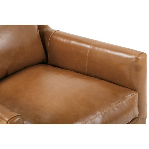 Picture of Caramel Madeline Leather Chair