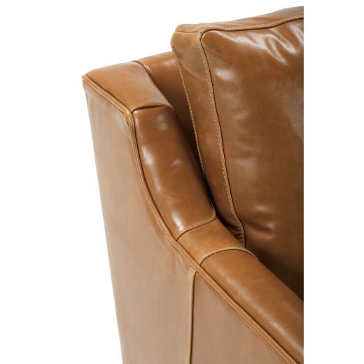 Picture of Caramel Madeline Leather Chair