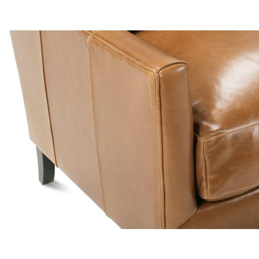 Picture of Caramel Madeline Leather Chair