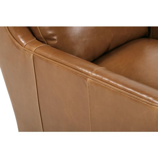 Picture of Caramel Madeline Leather Chair