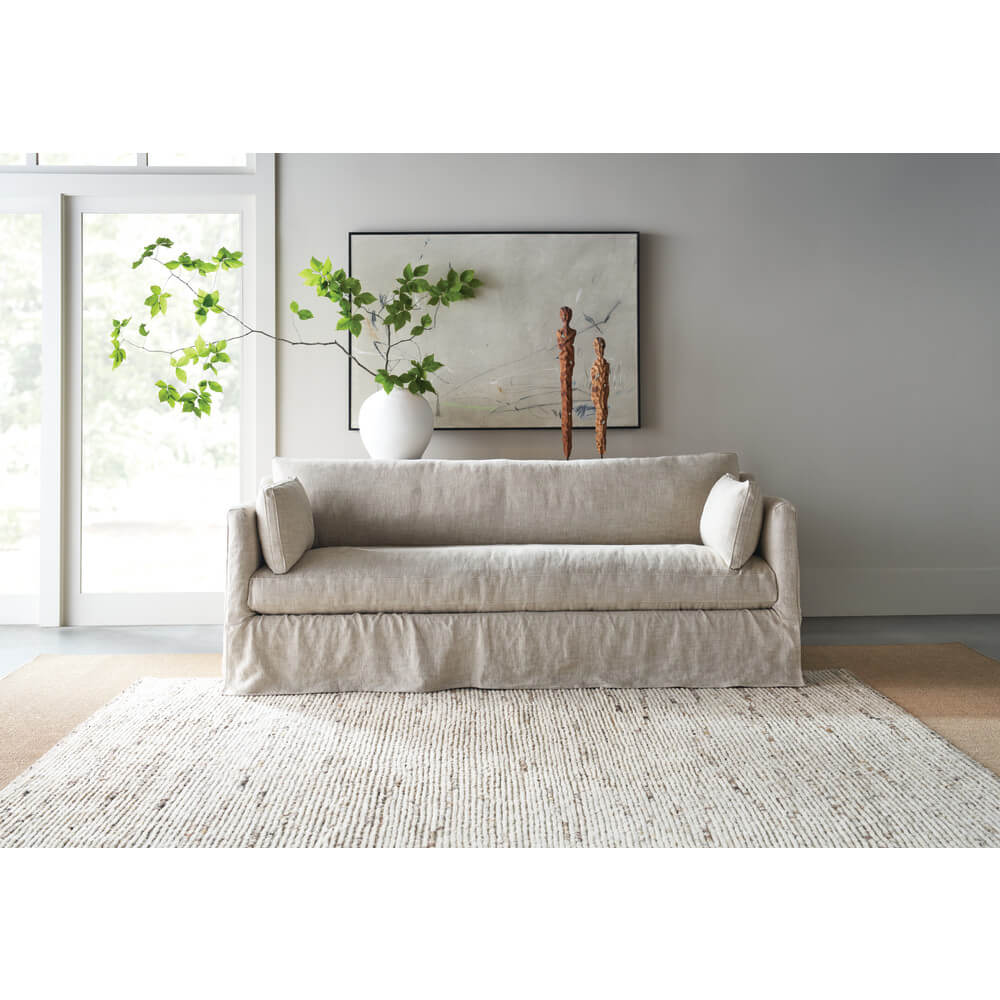Natural Madeline Slipcovered Sofa Rowe Furniture