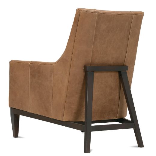 Nugget Leather Thatcher Chair - Rowe Furniture