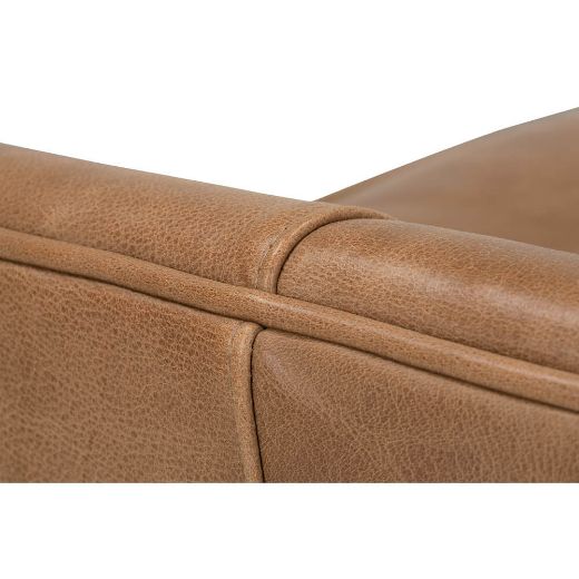 Nugget Leather Thatcher Chair - Rowe Furniture