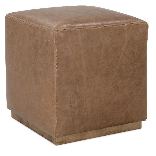 Picture of Nugget Leather Dena Ottoman