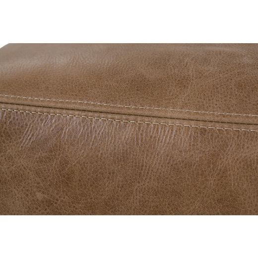 Picture of Nugget Leather Dena Ottoman