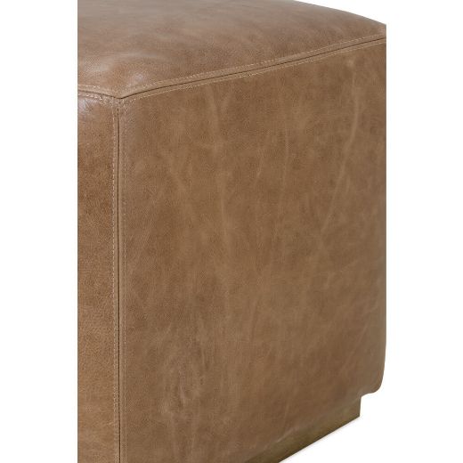 Picture of Nugget Leather Dena Ottoman