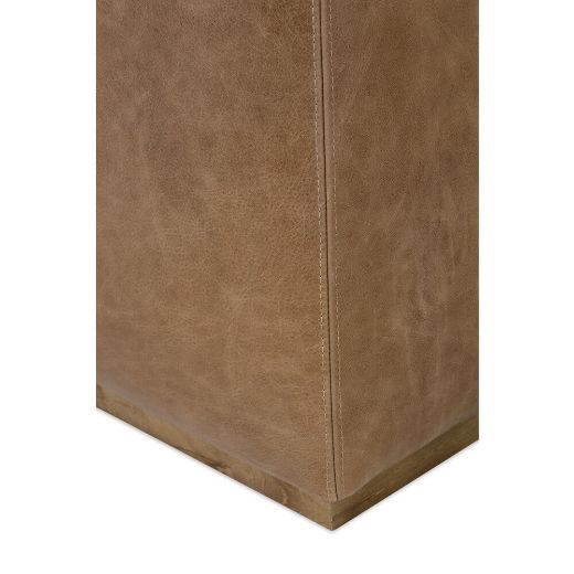 Picture of Nugget Leather Dena Ottoman