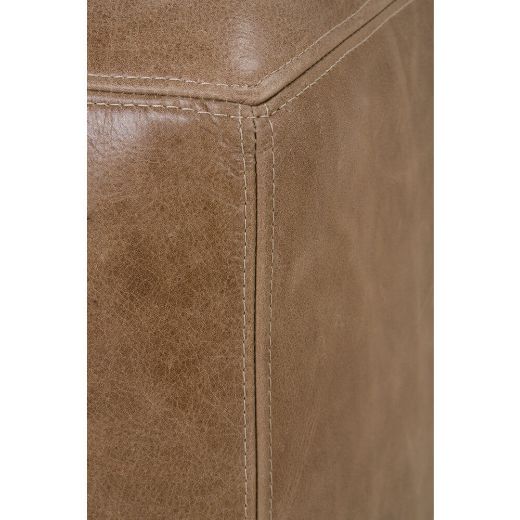 Picture of Nugget Leather Dena Ottoman