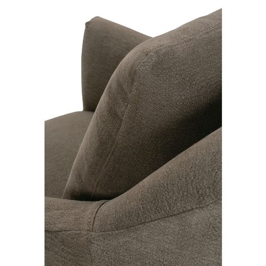 Picture of Mocha Noel Slipcovered Swivel Chair