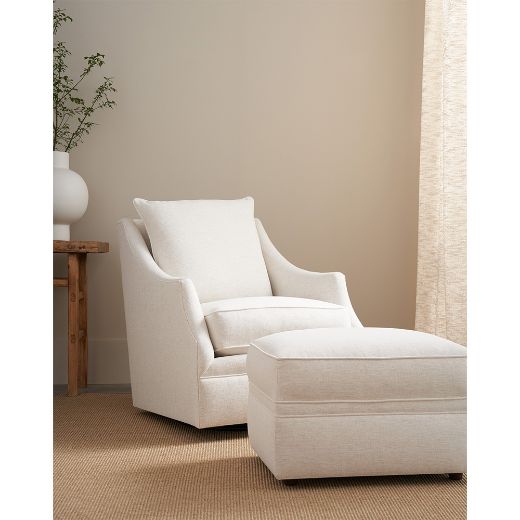 Picture of Kara Express Swivel Glider Chair in Nomad Snow