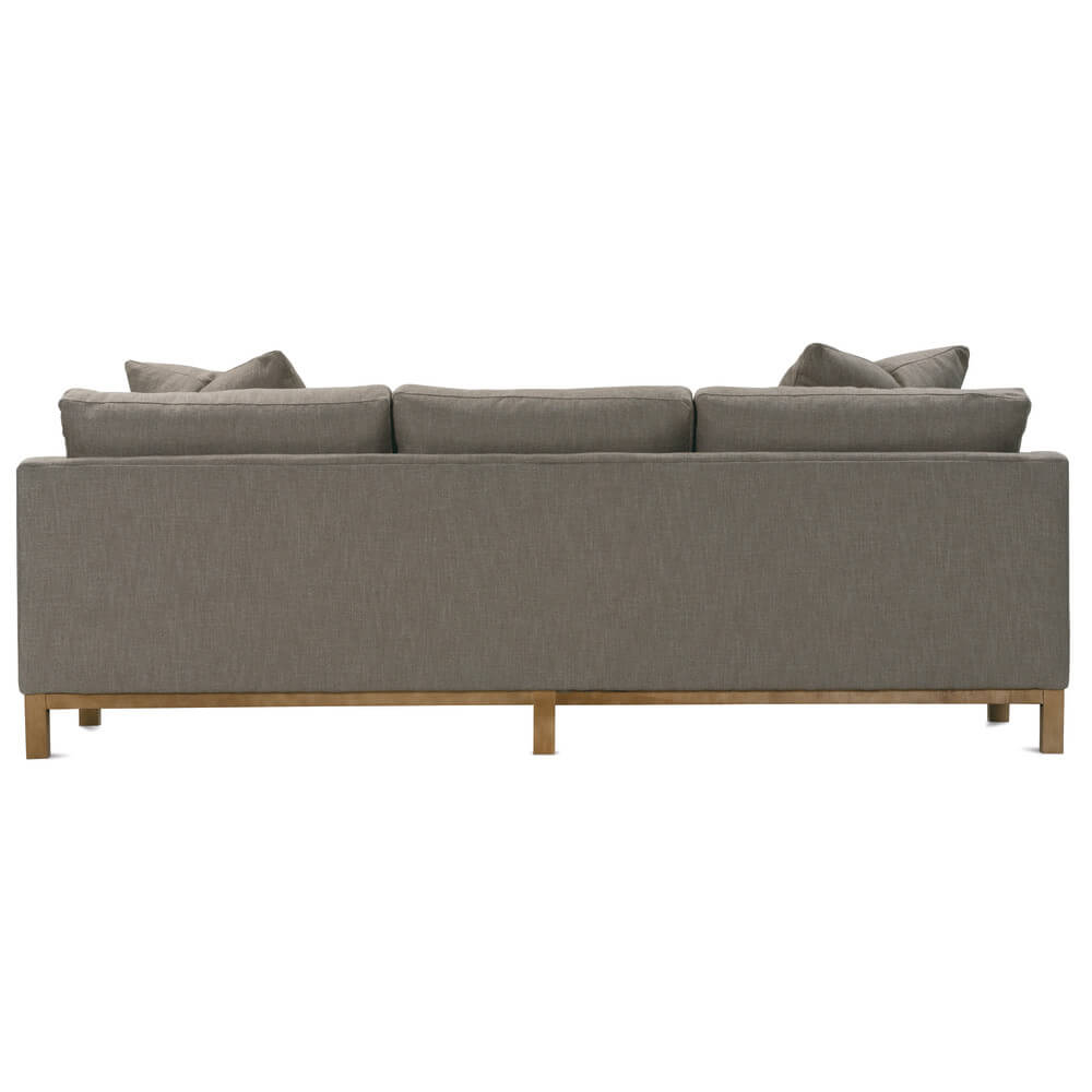 99” Boden Sofa Mocha Kidproof Texture Rowe Furniture