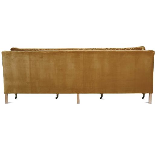 Picture of 90” Madeline Sofa - Antiqued Amber Velvet