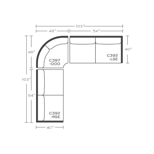 Picture of Masquerade Sectional