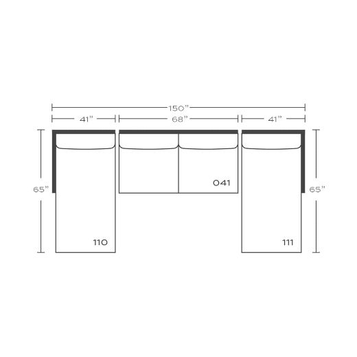 Picture of Aberdeen Slipcovered Sectional