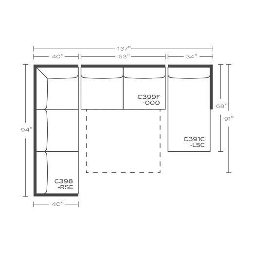 Picture of Masquerade Sectional