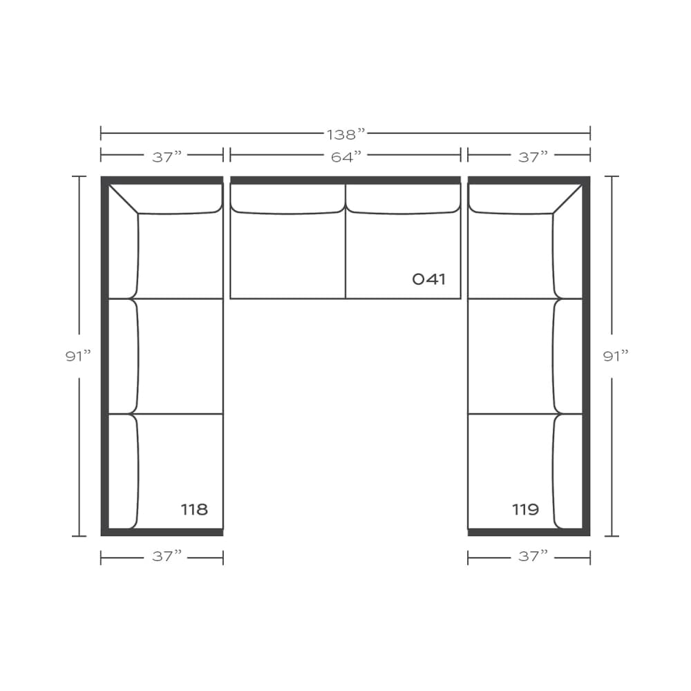 Brooke Sectional Rowe Furniture