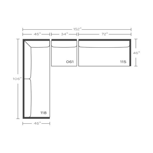 Picture of Bristol Slipcovered Sectional