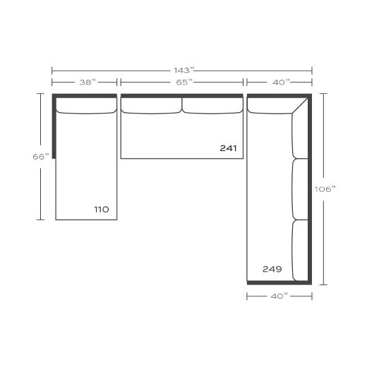 Picture of Lilah Slipcovered Sectional